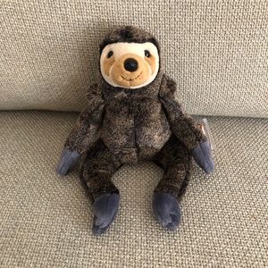 Ty Beanie Baby - Slowpoke Sloth - 1999